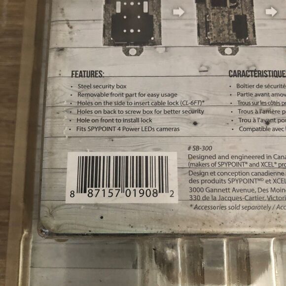Spypoint SB-300 Steel Security Box Fits 4 Power LED Camera Trail Camo Lock New - Picture 4 of 7